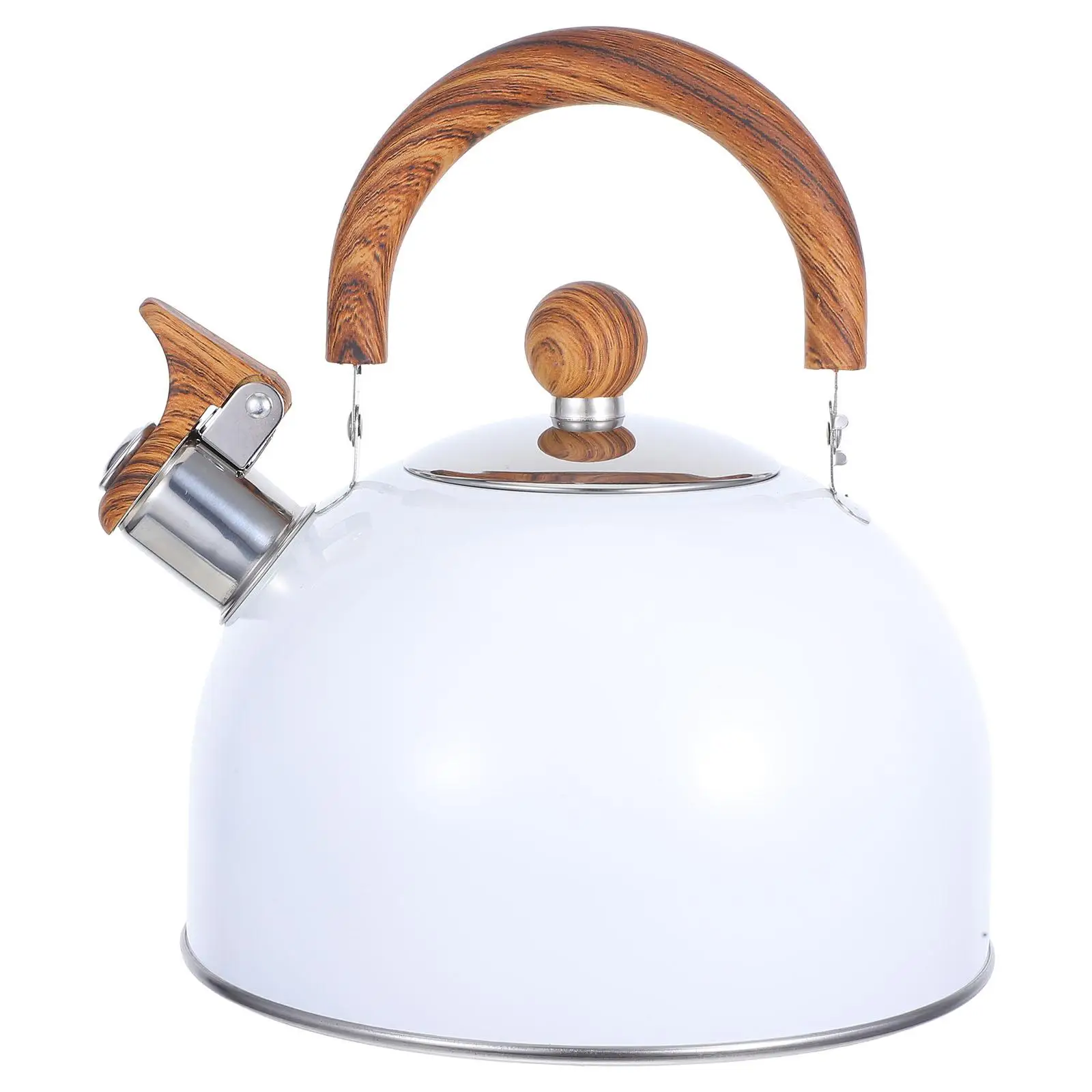 

Whistle Teakettle Stainless Steel Whistling Water Nylon Boiling Container Kitchen
