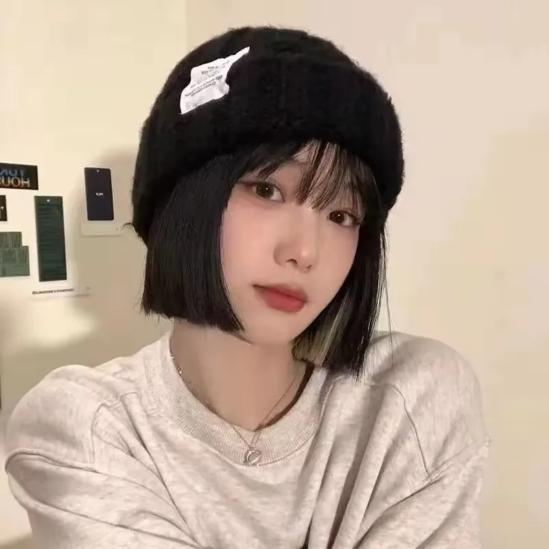 Winter Hats for Women Candy Color Beanies Knitted Solid Color Hat Autumn Women Men Beanie Caps Outdoor Warm Sports Hat