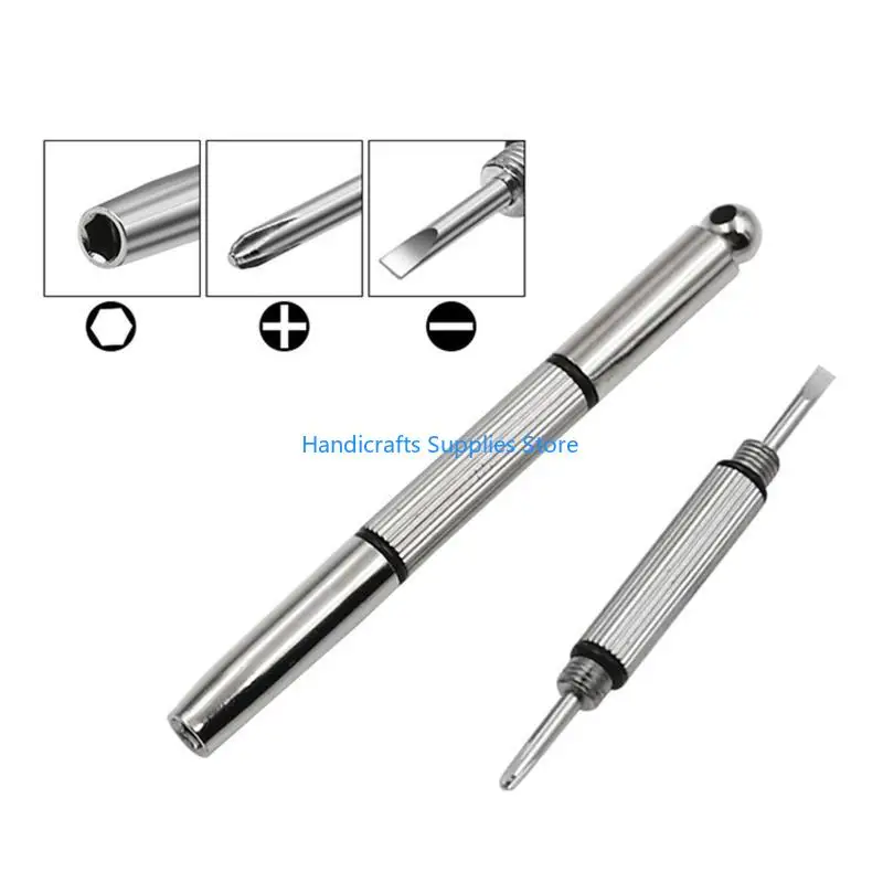 R1WA 3 in 1 Glasses Screwdriver Eyeglass Screwdriver for Eyeglass Frame Repairing