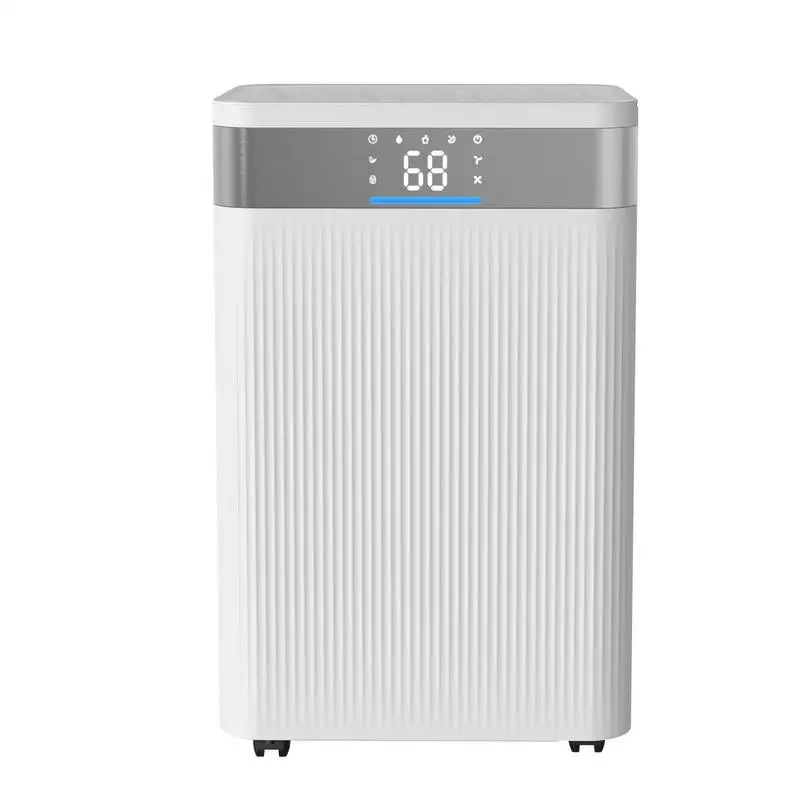 

35 Pints Dehumidifier for Home & Basement, Drain Hose for Commercial & Industrial Use, Smart Humidity Control, Low Noise for Large Rooms, Warehouses, Bedrooms & Storage, Large Coverage, White