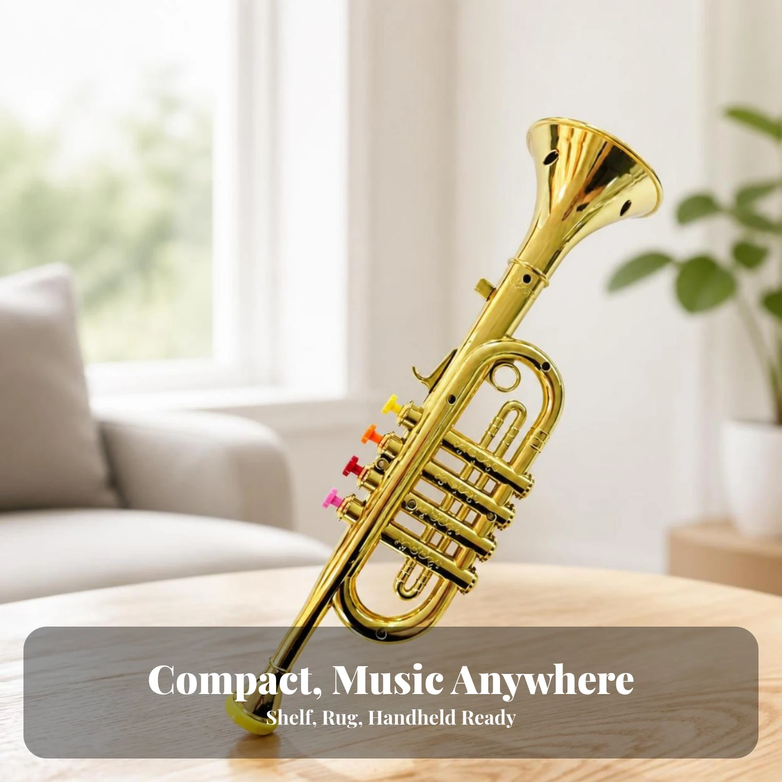 Toy Trumpet Educational Toy Saxophone Plastic Non for Kids, Home, Classroom