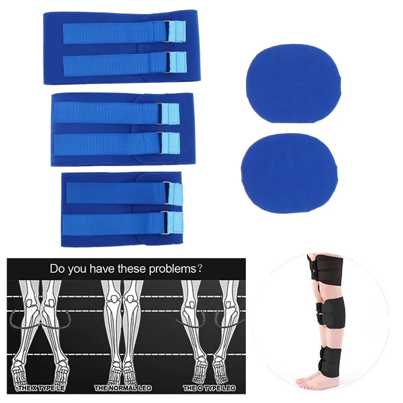 3pcs/set Legs Posture Corrector Multi-functional Bow-legged Correction Bandage Belt Correction Belt For O- Type Legs X-type Legs