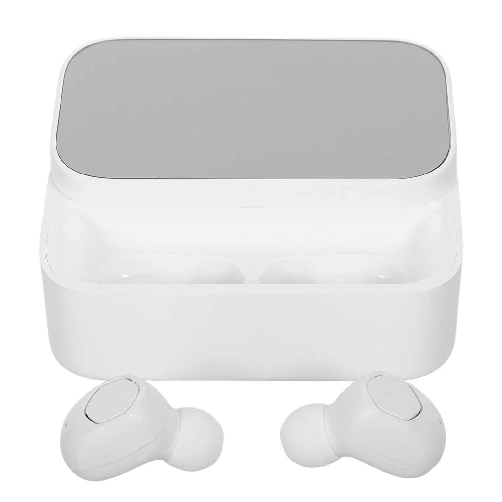 

1Set Earbuds Digital Display Rechargeable Noise Cancelling Sport Travel Office Wireless Earphones for Calls Music