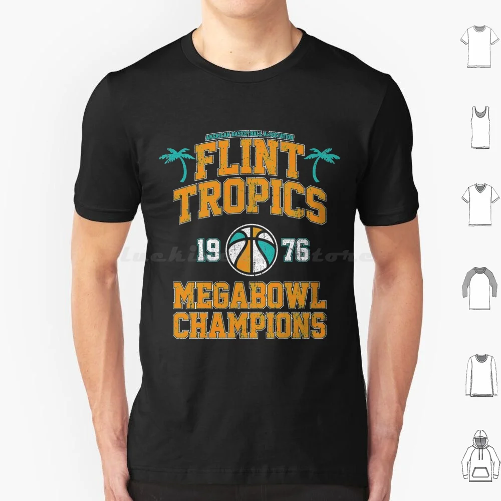 Flint Tropics Megabowl T Shirt Big Size 100% Cotton Talladega Nights Ricky Bobby Will Ferrell Racing Movie Shake And Bake Funny