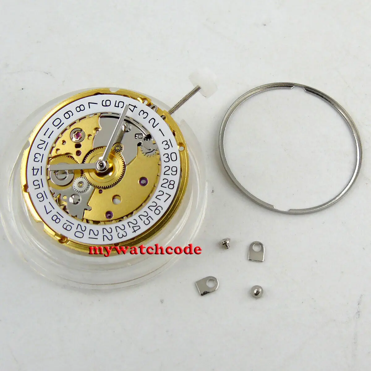 28800 bph โคลน Eta 2824กลไกเคลื่อนที่ชุบทอง ST2130กลไกอัตโนมัติ