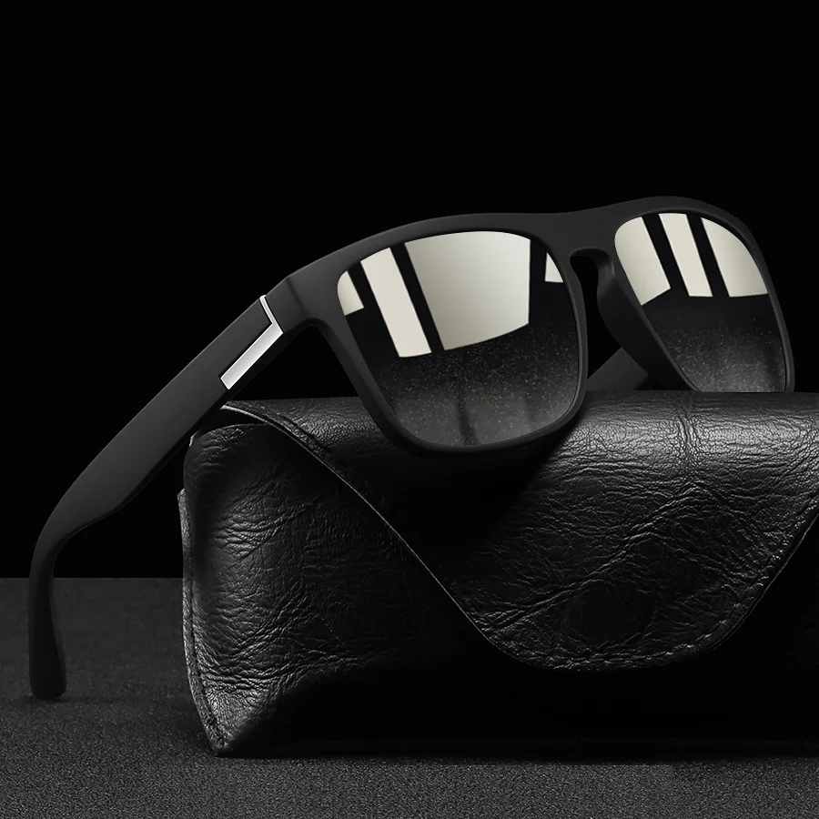 Fashion square UV400 Sunglasses Men Women Driving   Fishing  Colorful Trendy Lightweight Outdoor Goggles