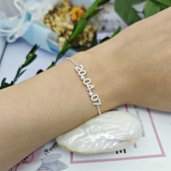 Lateefah Bracelet Armband Date Customizable Sense of Design Elegant Sophistication Affordable Luxury Hand Jewelry Bestie