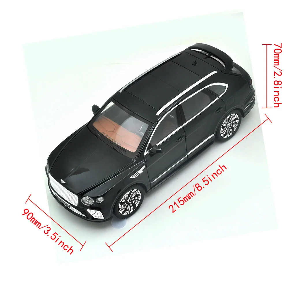 1/32 suitable for Bentley Tianyue die-casting metal alloy model car sound and light pull-back series children\'s toy gifts