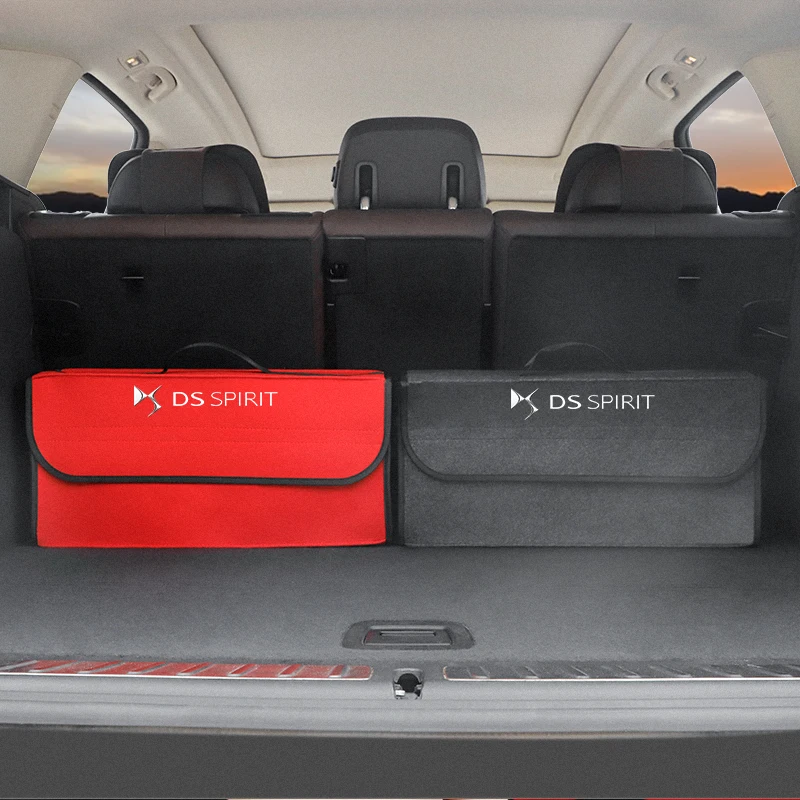 Car Trunk Storage Bag Organizer Sundries Stowing Tidying Box For DS SPIRIT DS3 DS4 DS4S DS5 5LS DS6 DS7 DS9 WILD RUBIS E-Tense