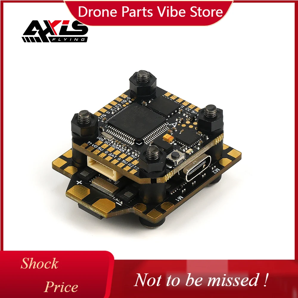 

DP Axisflying Argus Mini Stack 40A ESC+F7 FC 6S 32Bit ICM42688P for Manta 3.6 FPV Drone DIY Parts