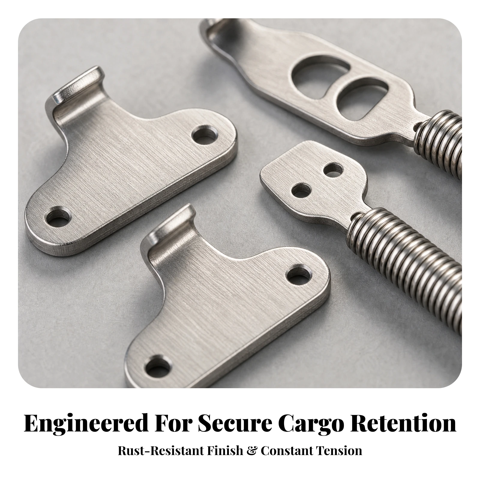 Trunk Spring Heavy Duty Automotive Tension Spring Hook with Rivets Auto Accessory Anti-Break