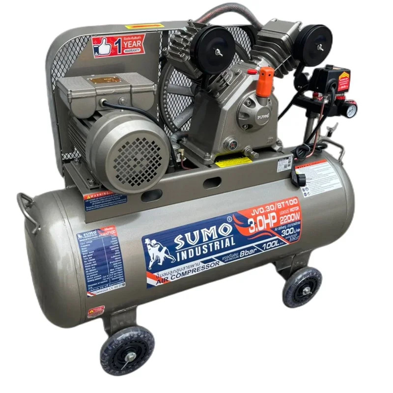 SUMO Durable Car Air Compressor 2 Pistons Silent Air Compressor 300L/min 8 Bar Air Compressor