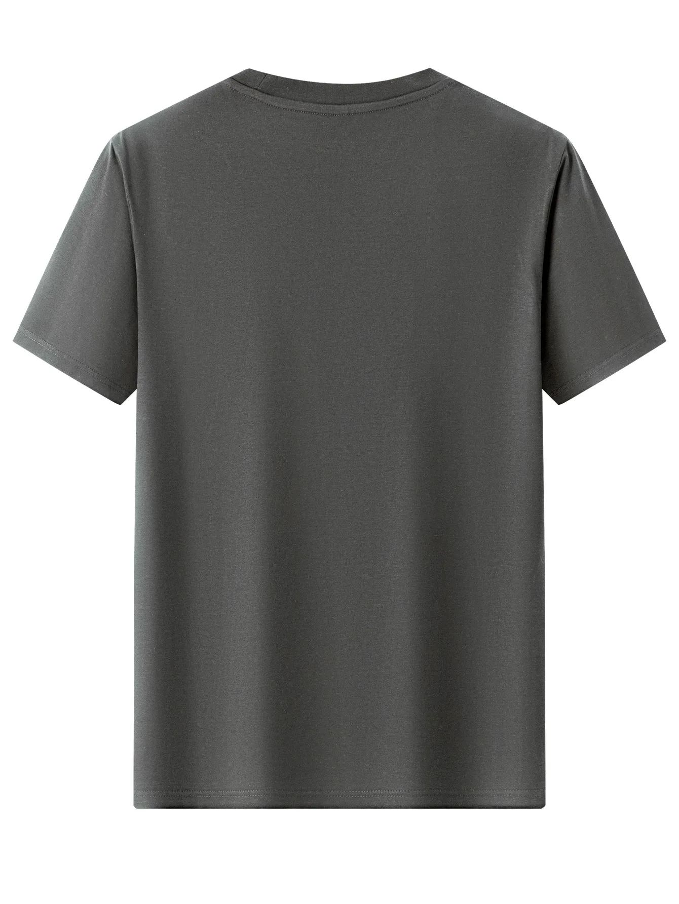 Summer men's 100% pure cotton casual comfortable loose oversized eagle pattern printed sports round neck short sleeved T-shirt
