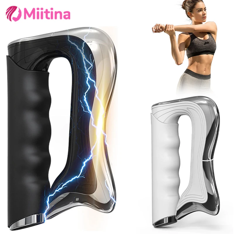 

Electric Fascia Gun Knife Muscle Relaxation Microcurrent Fascia Massage Vibration Warm Body Lifting Scraper Health Care Massager