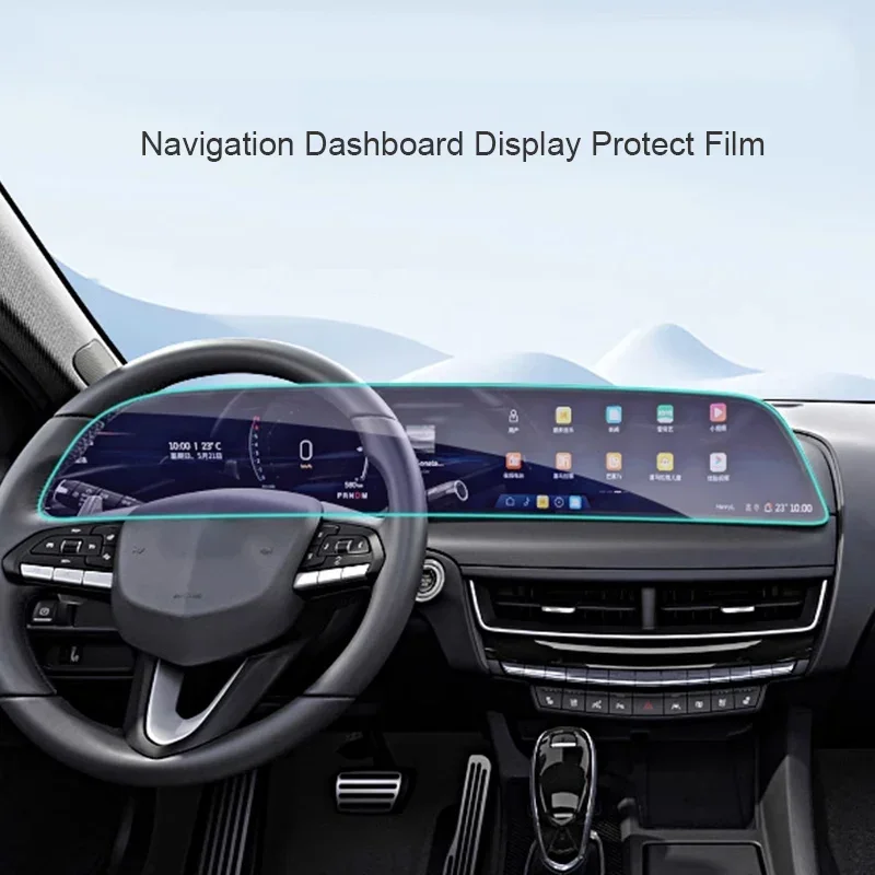 

For Cadillac CT5 2022-Present Car GPS Navigation Screen Protect Tempered Film Auto Dashboard Display TPU Sticker Accessory