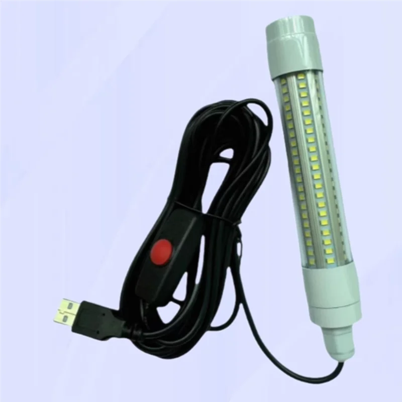 USB الأسماك جذب ضوء في الهواء الطلق LED سطوع عالية تحت الماء جذب ضوء طوف الصيد لمياه البحر العذبة