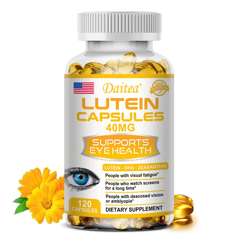 

Поддержка глаз 120 мягких капсул - лютетин 20 мг, 10 мг зеаксантина поддерживает здоровье глаз и способствует здоровью зрения, мягкие капсулы, легко ласточки