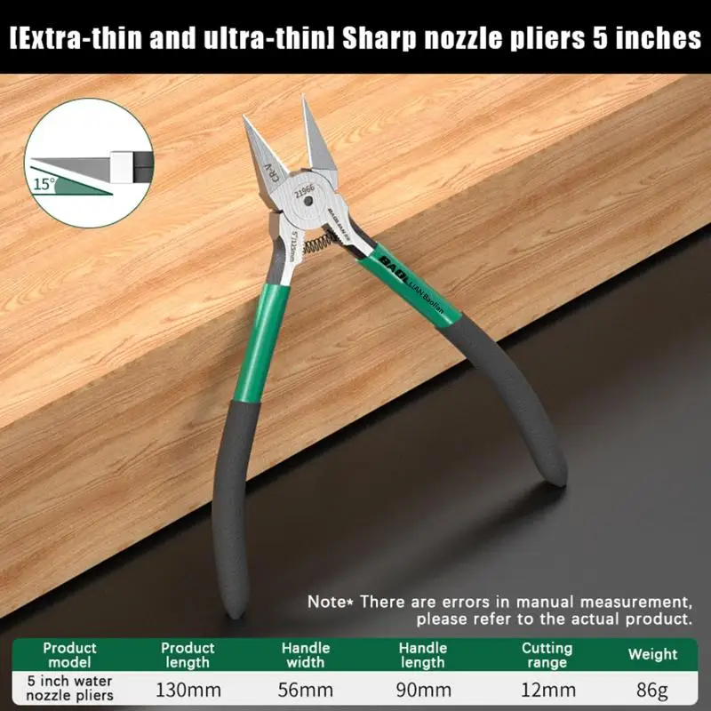 Small Diagonal Pliers,Electrician Manual Tool Industrial Grade Special  Side Mouth Pliers,High Hardness Electrician