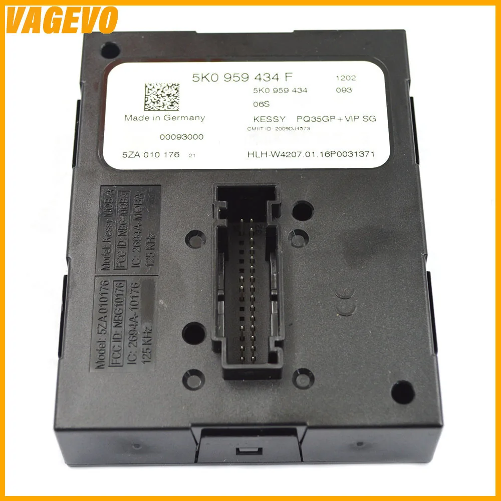 

5K0 959 434 F For VW PQ Platform Car Keyless Entry Module Control Unit 5K0959434F