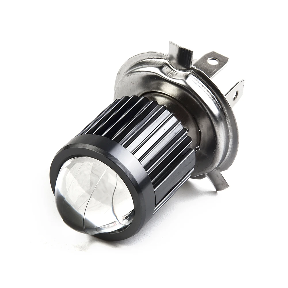 H6 BA20D H4 White 6000K Led Motorcycle Headlights With Lens Dual Color Hi/Lo Beam 12W 9-32V Fog Lights Lighting & Lamp