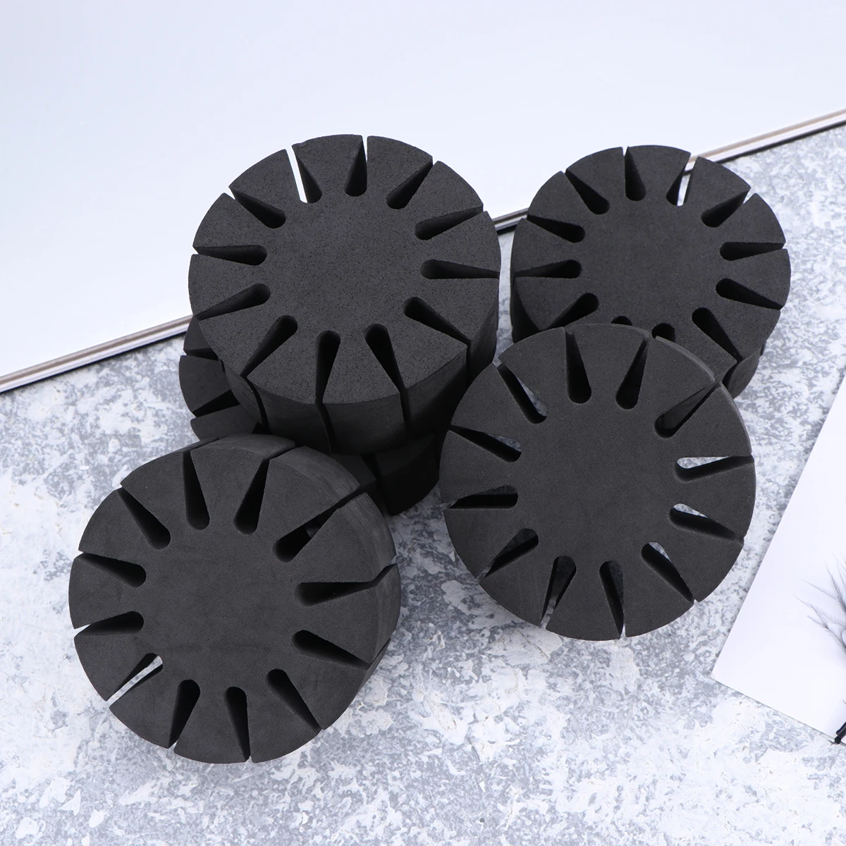 

10pcs Arrow Separator Rack for Hunting Archery EVA Foam Holder Protect 12 Arrows Fletching Bow Sporting Goods Accessories