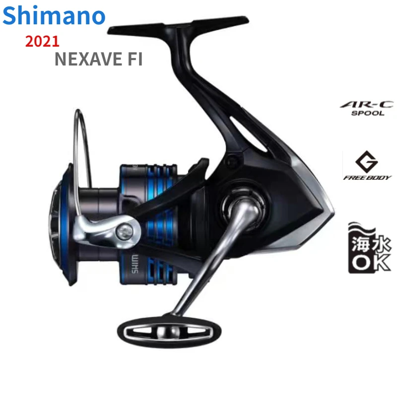 2021 Shimano Nexave FI 1000 C2000S 2500 2500S 2500HG C3000 C3000HG 4000 4000HG C5000HG Spining Fishing Reel