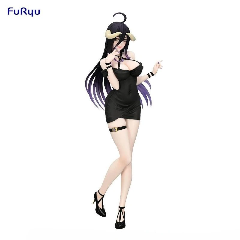 

Genuine FuRyu OVERLORD albedo miniskirt VER.21cm PVC Action Anime Figure Model Toys Figure Collection Doll Gift
