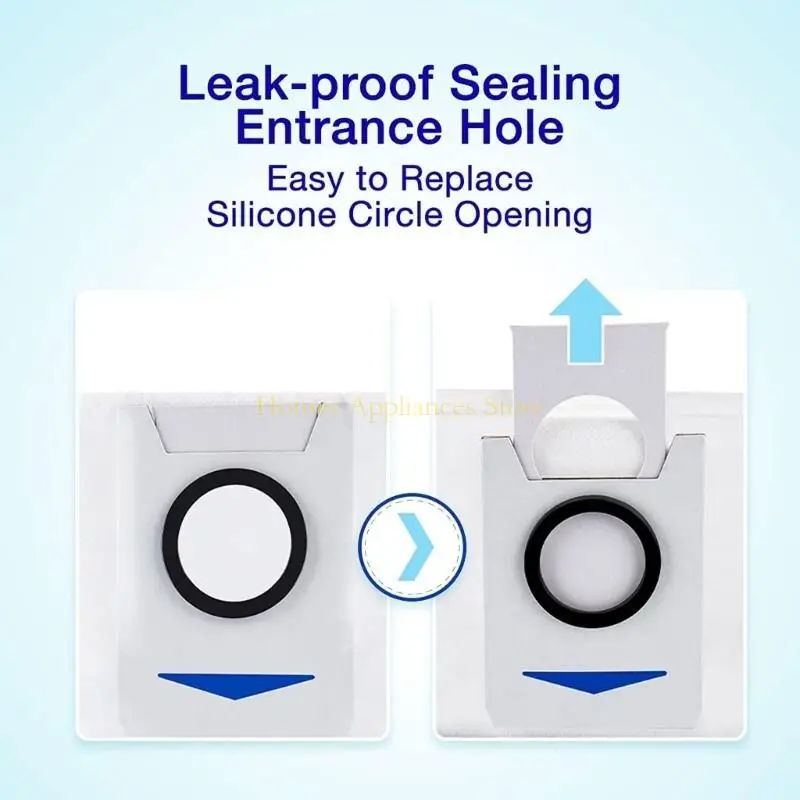 D0AB 14Pcs Vacuum Cleaners Dust Bag for X1, T10 Leakproof