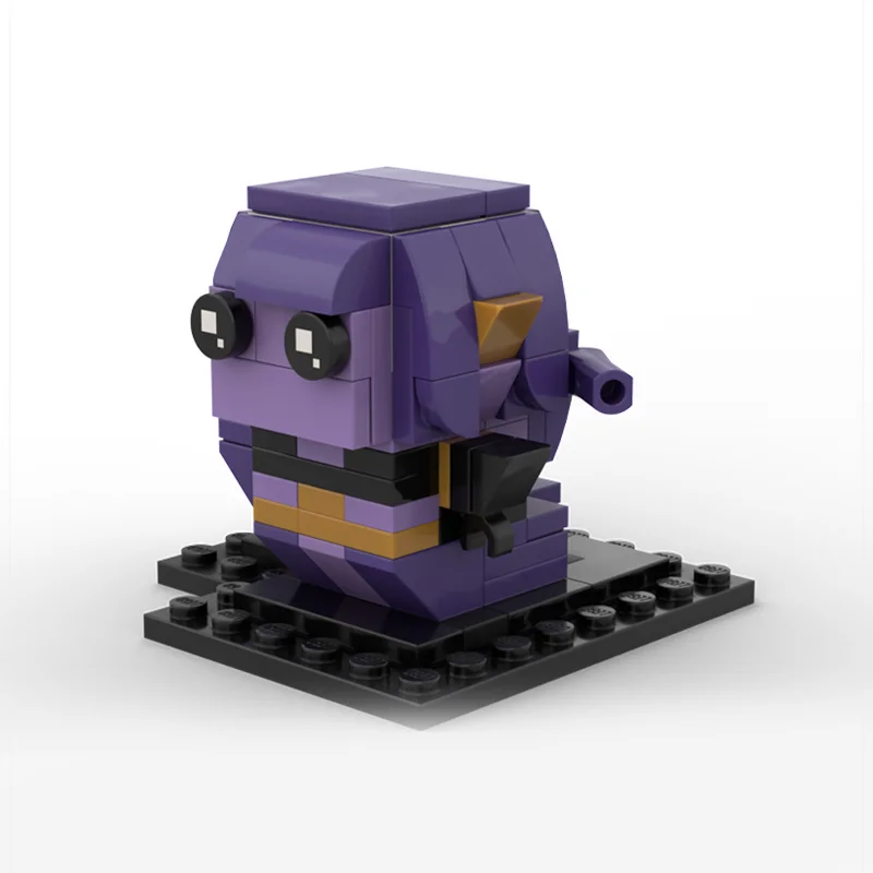 129pcs MOC Small Vexoria The Sun Eater Tail Brickheadz Model Building Blocks Toys Architecture Christmas Gift Brick Kids