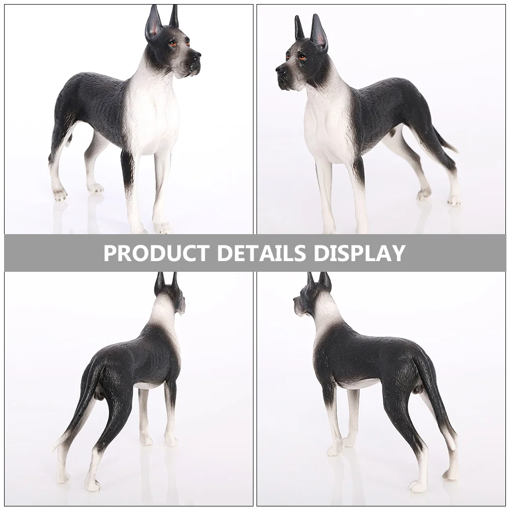 Outdoor Decor Artificial Dog Plastic Model Sculpture Animal Simulation Puppy Recognition Figurine Child