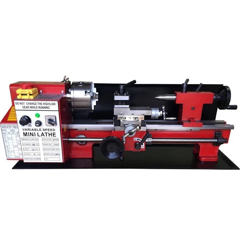 

220V Small Digital Display Metal Household Micro Lathe Multifunctional Infinitely Variable Speed lathe Processing Equipment