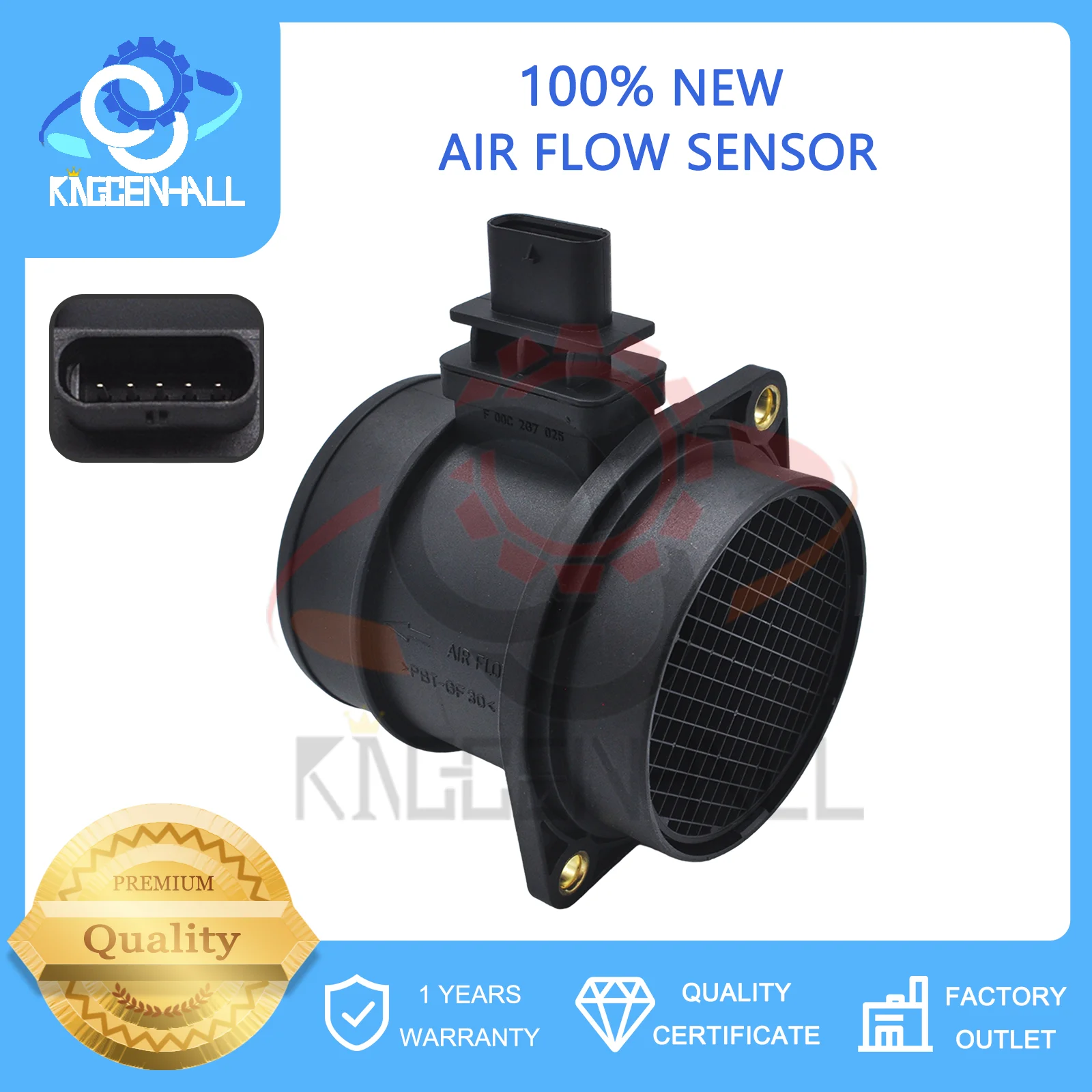 0281002721 0281002722 Mass Air Flow Meter MAF Sensor Compatible With Ssangyong Actyon Kyron Rexton Rodius 0280218199 9220930006