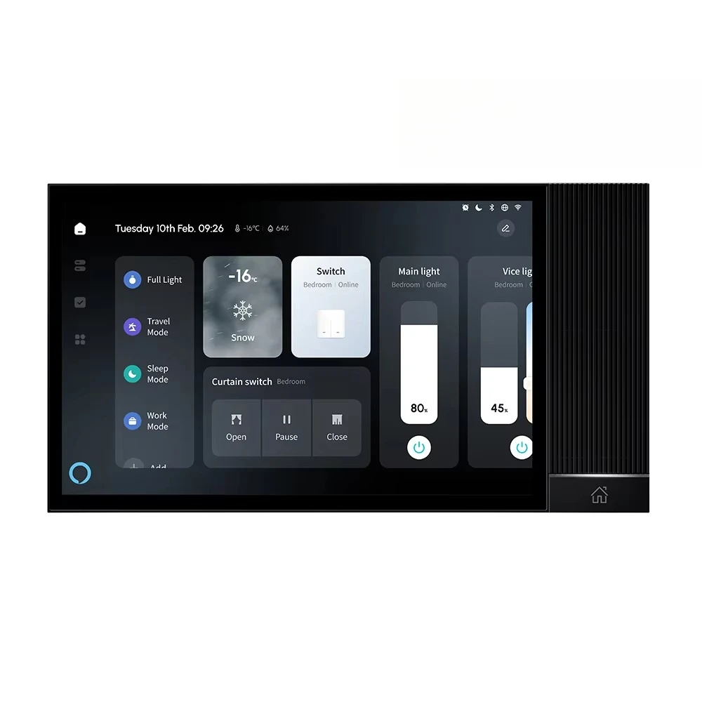 

Multi in One Smart Home System 8-inch Control Panel with Multi functional Hub | Supports Google Home/Alexa/Tuya Voice