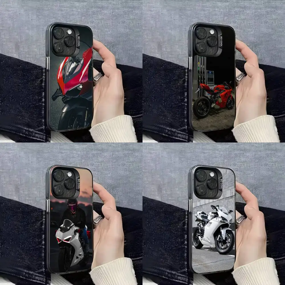 

MOTO Bike D-DucatiES Phone Case For iPhone 16,15,14,13,12,11,Mini,Pro,E,SE4,XS,MAX Black Candy Matte Box
