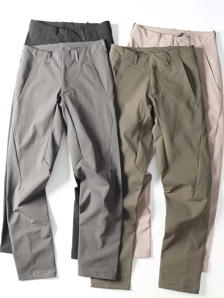 

Waterproof Ta Lightweight Men's Outdoor Casual Straight Leg Long Pants Qui Dry Faionable Ci Sle Summer Pants