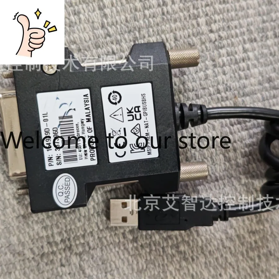NI GPIB-USB-HS + (GPIB Instrument Control Equipment) Second-hand Genuine New Model, Normal Function