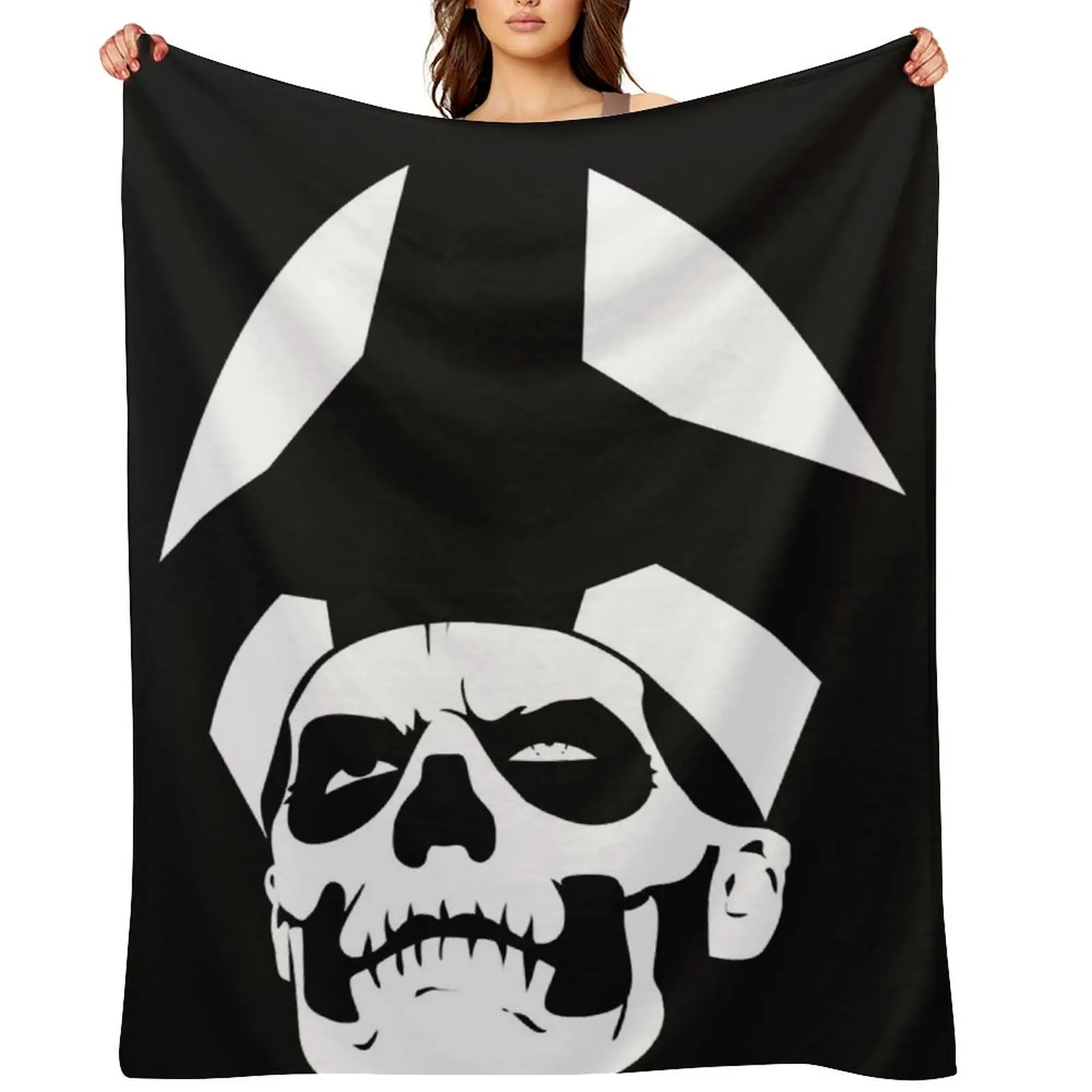 

Ghost - Papa Emeritus II - minimaliste T-shirt essentiel Throw Blanket Cute Plaid Multi-Purpose Flannels Hairys Blankets