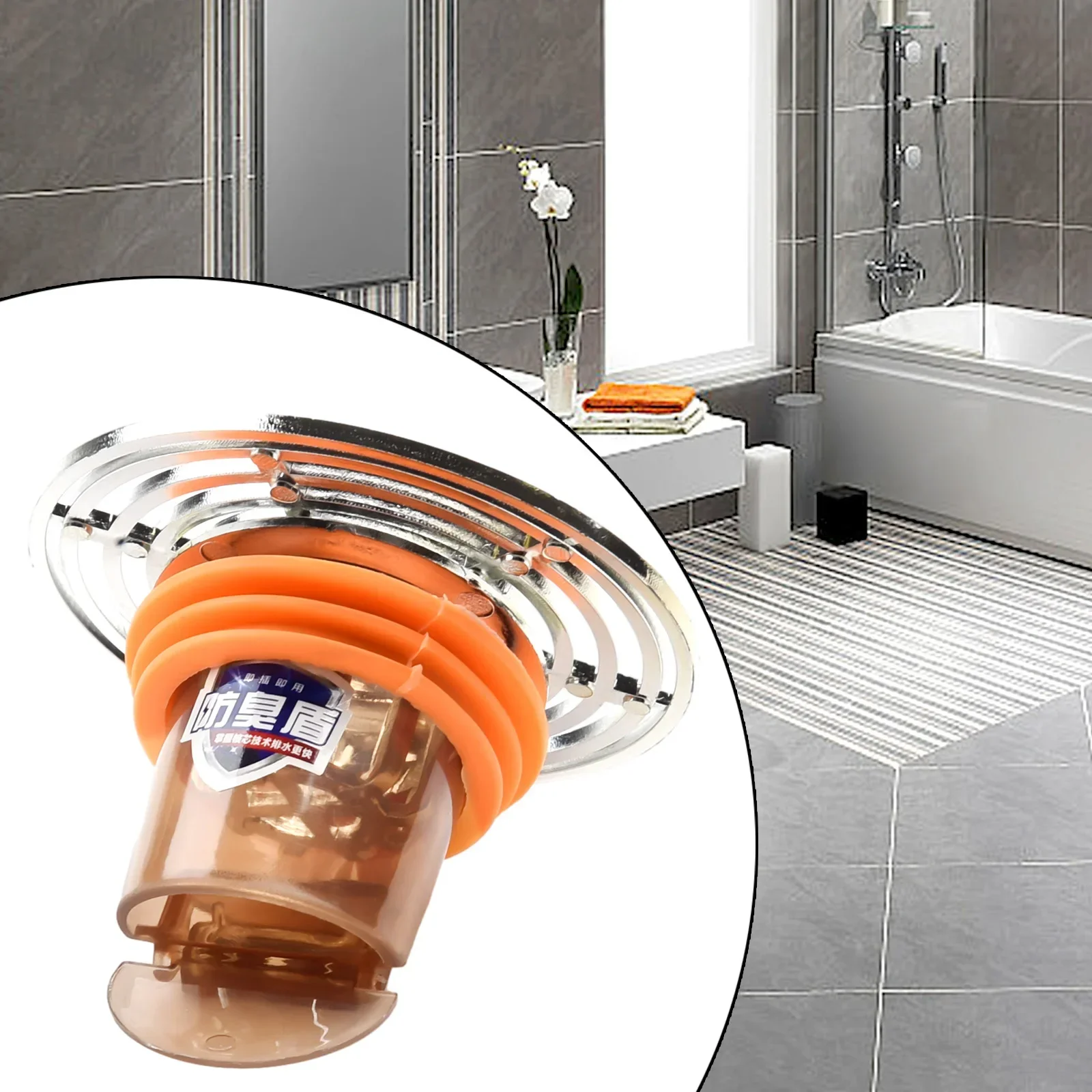 Stainless Steel Floor Drains Anti-odor Drainer Bathtub Ground Leak-proof Shower Strainer Cover Kitchen Bathroom Hardware