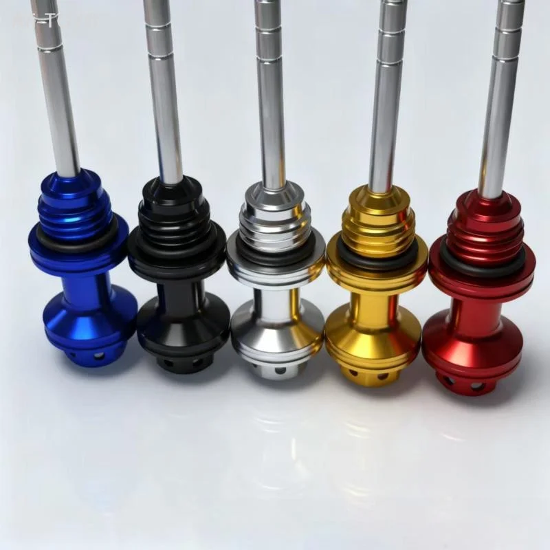 [P] 1Pcs Universal Motorbike Accessories Motorcycle Modification Oil Deep Stick Moto Body Parts CNC Oil Dip Stick Filter
