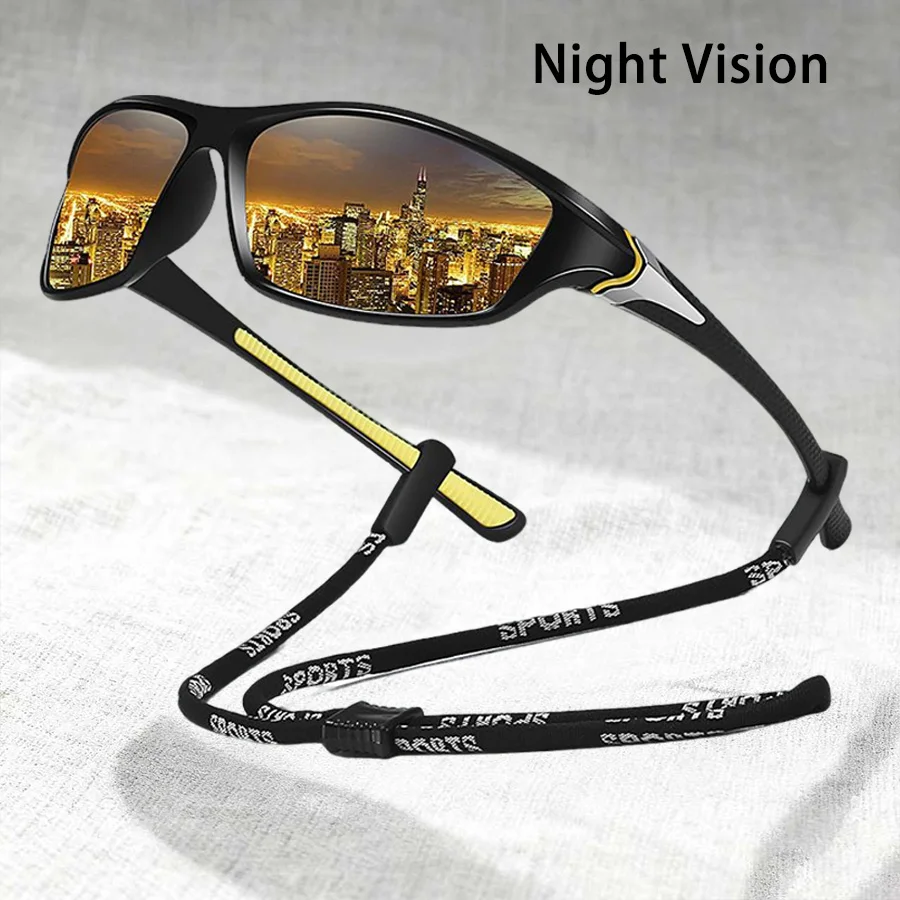 Modische Sicherheits-Sonnenbrille mit Kette für Männer und Frauen, zum Laufen, Bergsteigen, Radfahren, MTB, Outdoor-Sport, Schutzbrille – Detail 4