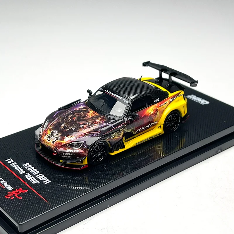 

INNO 1:64 S2000 J'S RACING AP1 Коллекционная модель автомобиля из сплава, статическая, декоративная, для праздничных подарков и игрушек
