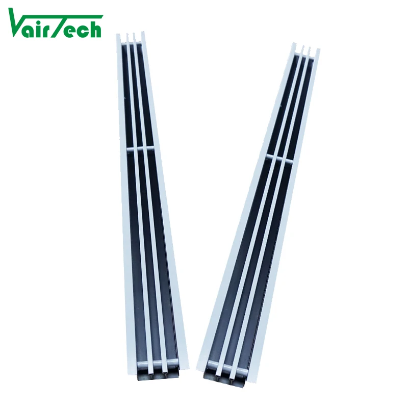 Ventilazione HVAC Soffitto Fornitura d'aria Geille Griglia con asta lineare fittizia decorativa in alluminio 30x8 pollici per oppoing