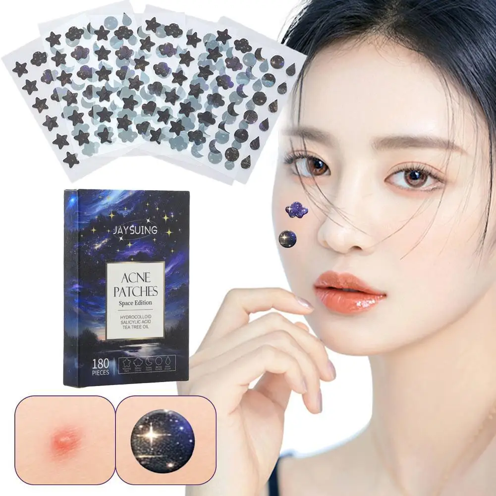 180pcs Star brufolo Patch Acne colorato invisibile rimozione dell'acne adesivi per la cura della pelle Face Spot Beauty Makeup Tool