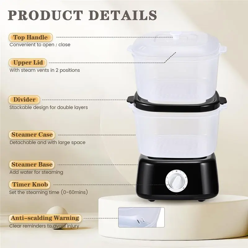 ABLJ Rapid Heating Towel Steamer, Hot Towel Warmer Can Hold 30 Mini Wet Towels, Portable Mini Towel Warmer, US Plug For Facials