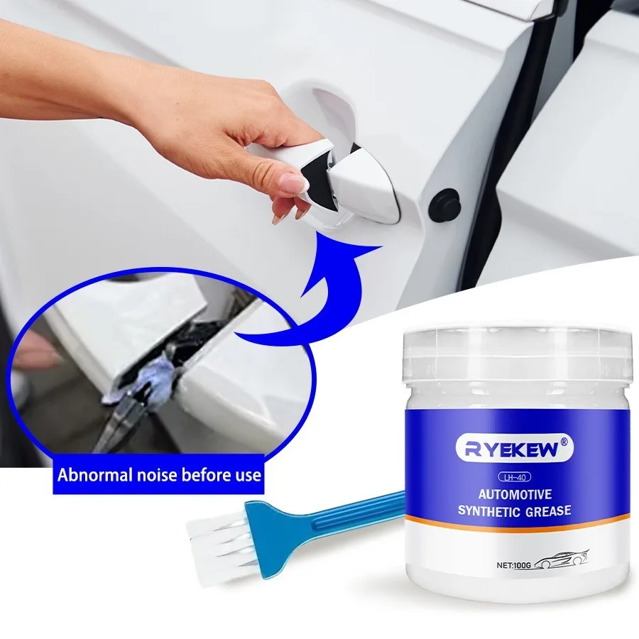 Multi-Purpose Synthetic Grease - Automotive Door Channel Lubricant, Sunroof Track & Moving Parts Maintenance | All-Season Waterp