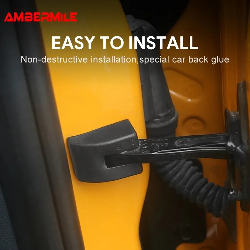ABS Car Door Lock Limiter Protection Cover 1Pcs Accessories For MINI Cooper One JCW S R55 R56 R57 R58 R59 R60 Countryman R61 F56