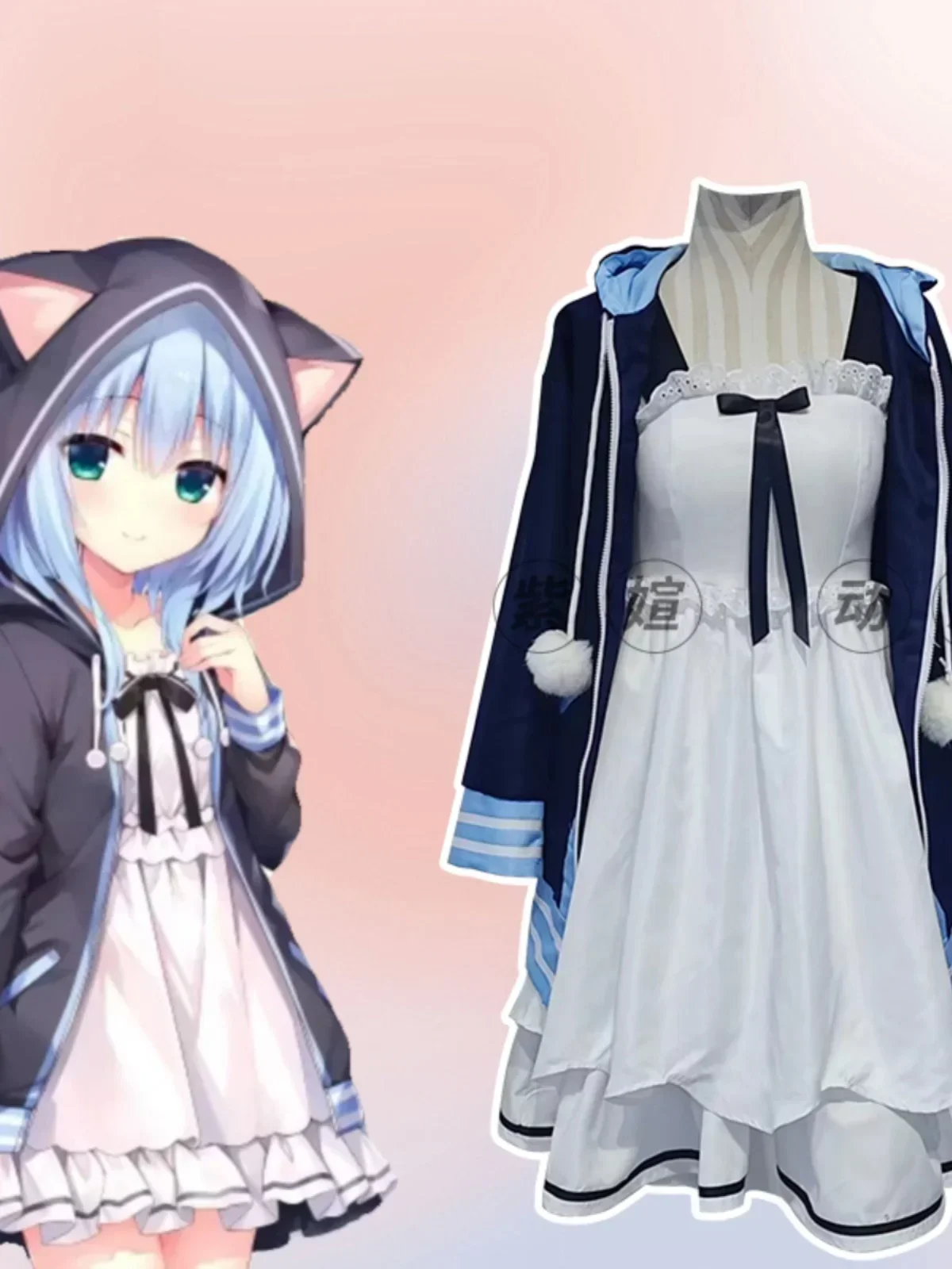 [Customized] Nishiki Asumi Dress Cosplay Costume Cos Game Anime Party Uniform Hallowen Play Role Clothes New Full Set