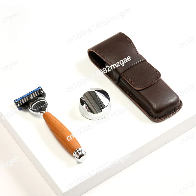 Manual shaver old-fashioned five layer blade men's shaver gift box