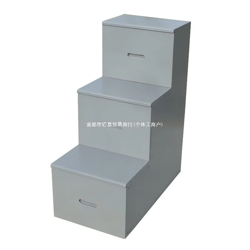 

Simple solid wood ladder wooden staircase solid wood ladder stool dual-purpose with drawer storage ladder cabinet wooden drawer