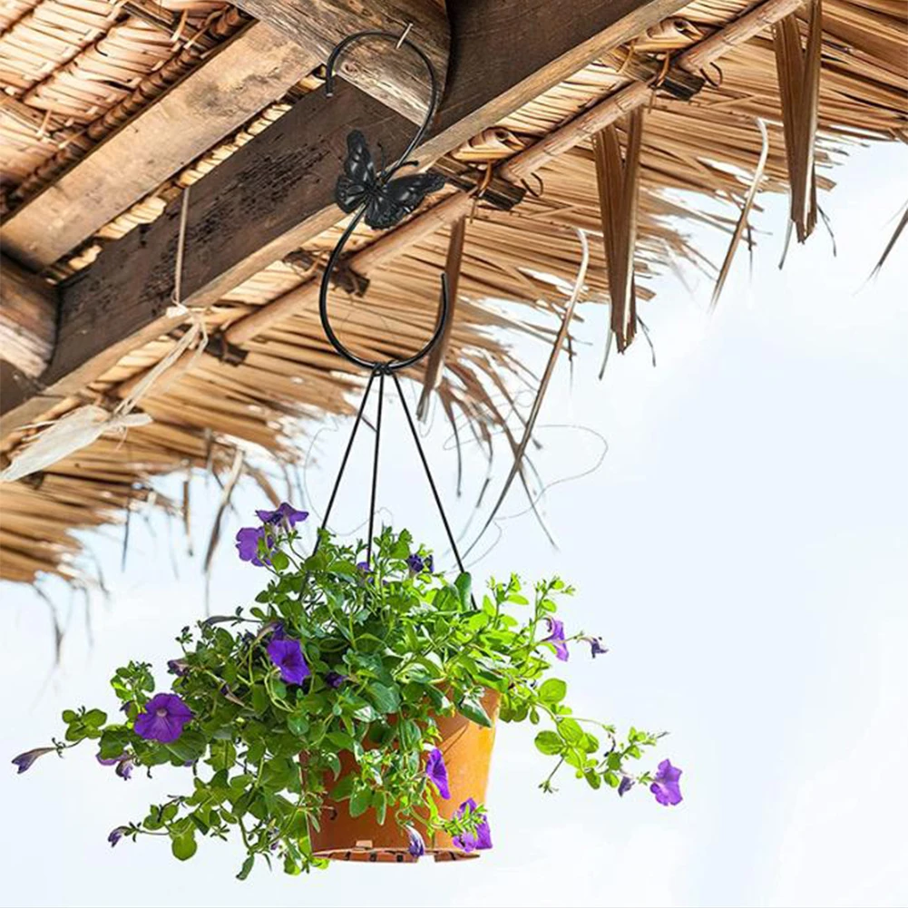 Hanging Plants 3 Piece Set Bird Feed S Hook Rustproof Garden S Hook Easy Installation Hard-wearing Construction